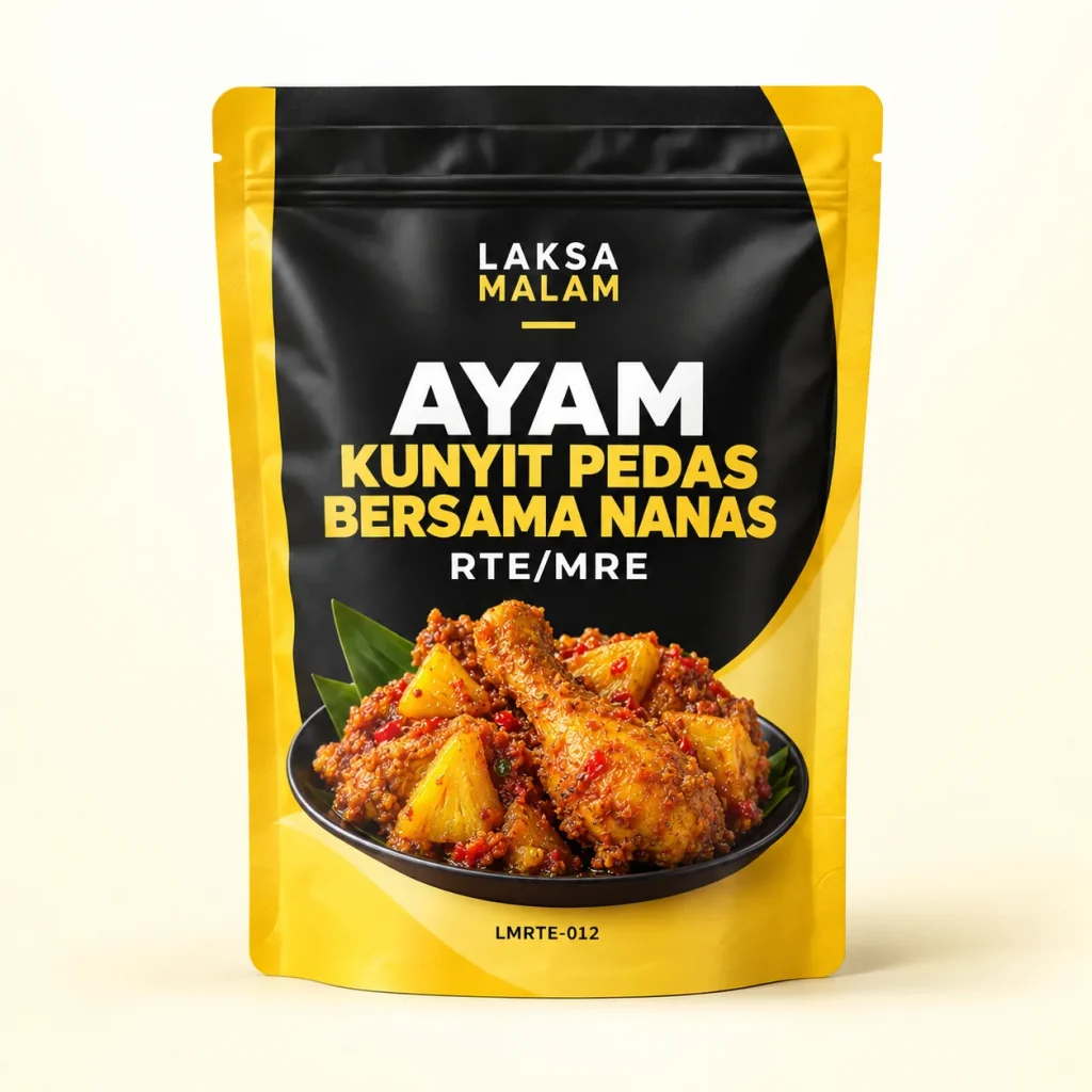 Ayam Kunyit Pedas Bersama Nanas RTE/MRE